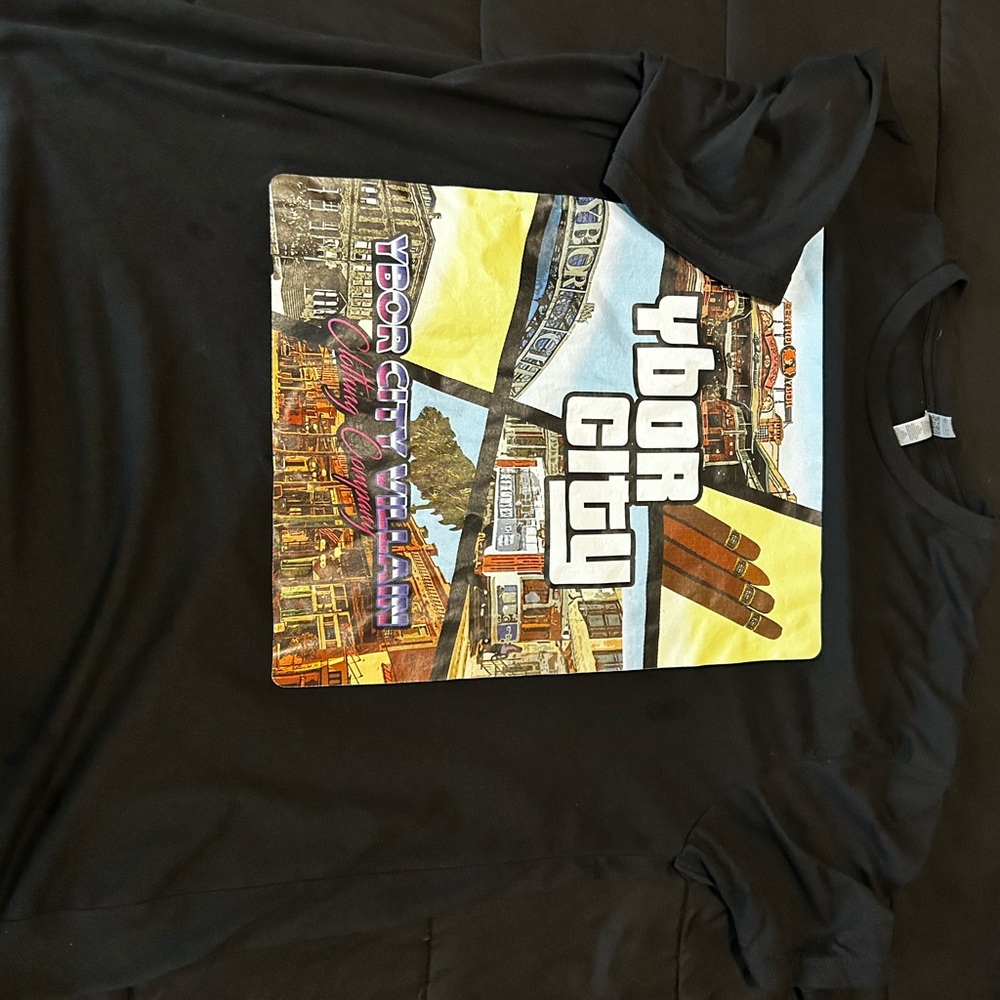 Ybor City Apparel Jet Black Tee